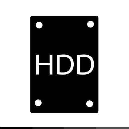 Hard Disk Icon Illustration designのイラスト素材