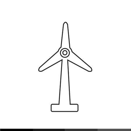 wind turbine icon Illustration designのイラスト素材