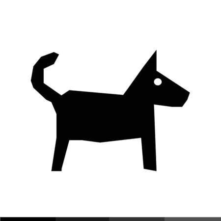 Dog Icon Illustration designのイラスト素材