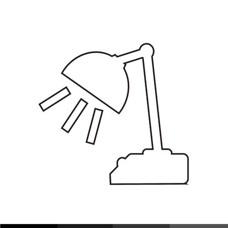 lamp icon illustration designのイラスト素材