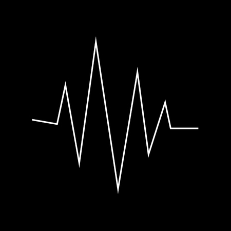 Sound Bars Pulse Icon Illustration designのイラスト素材