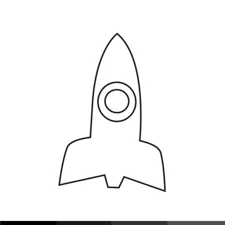 Rocket icon Illustration designのイラスト素材