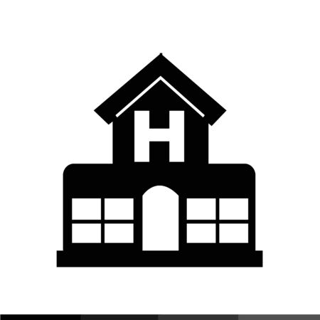 Hospital Icon Illustration designのイラスト素材