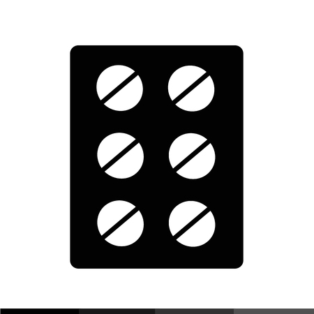 Medicine Icon , pill icon illustration designのイラスト素材