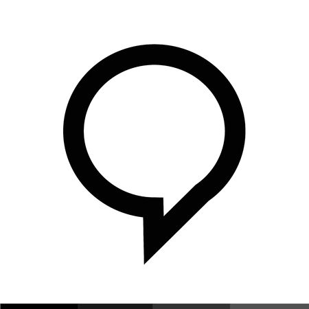 Speech bubble icon illustration designのイラスト素材