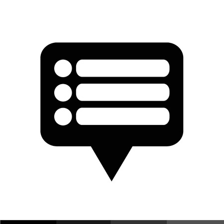 Menu icon illustration designのイラスト素材