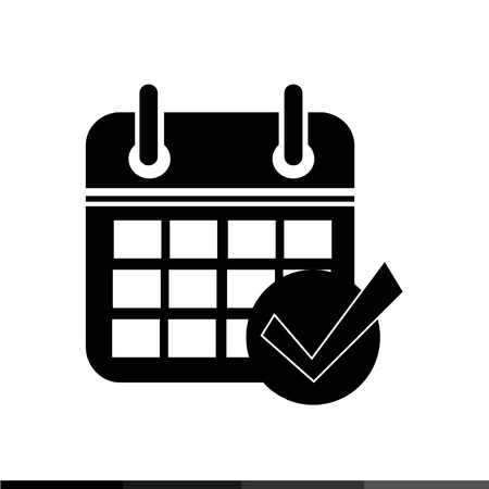 Simple Calendar Icon illustration designのイラスト素材