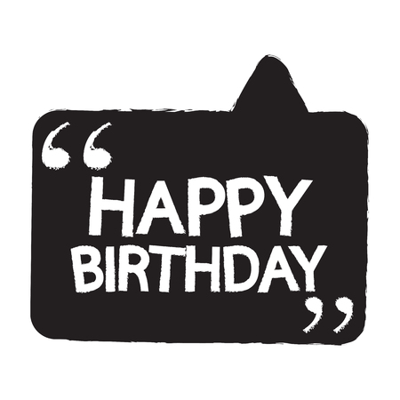 Happy birthday illustration designのイラスト素材