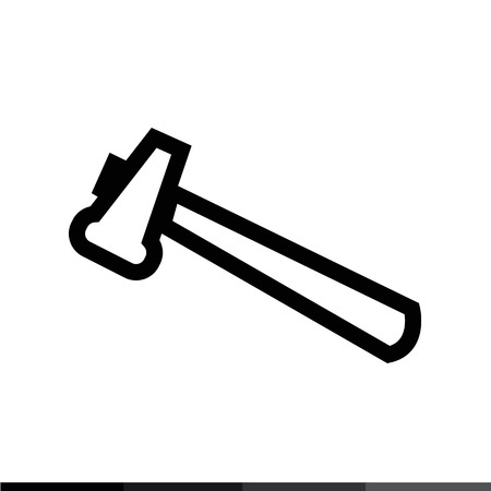 hammer icon Illustration designのイラスト素材