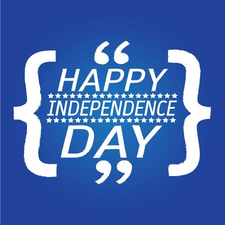 Happy Independence day illustration designのイラスト素材