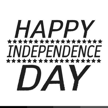 Happy Independence day illustration designのイラスト素材