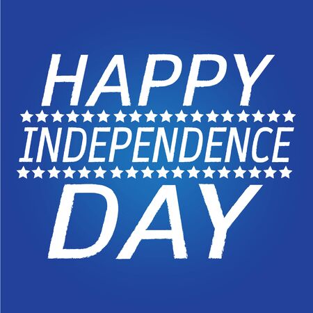 Happy Independence day illustration designのイラスト素材