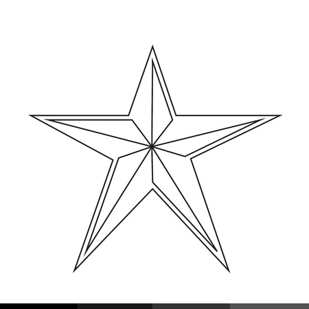 Star icon illustration designのイラスト素材