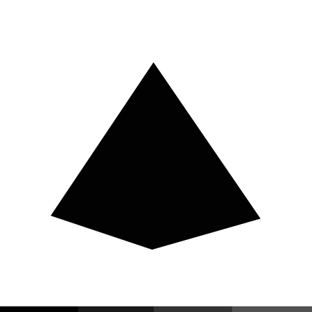 Pyramid Icon Illustration designのイラスト素材