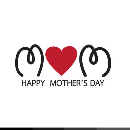 Mother day icon illustration designのイラスト素材