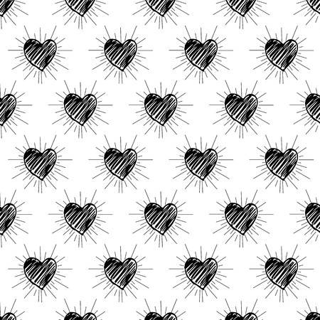 heart icon background illustration designのイラスト素材