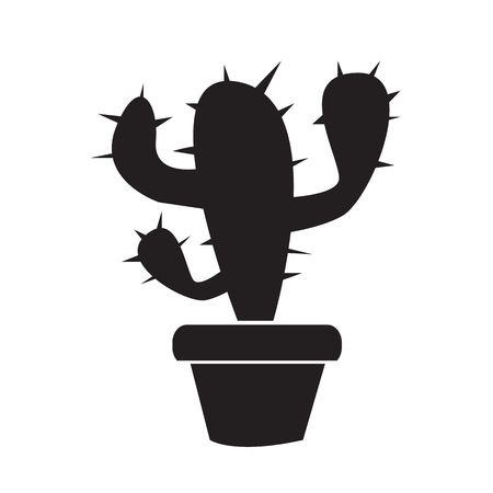 Cactus icon illustration designのイラスト素材