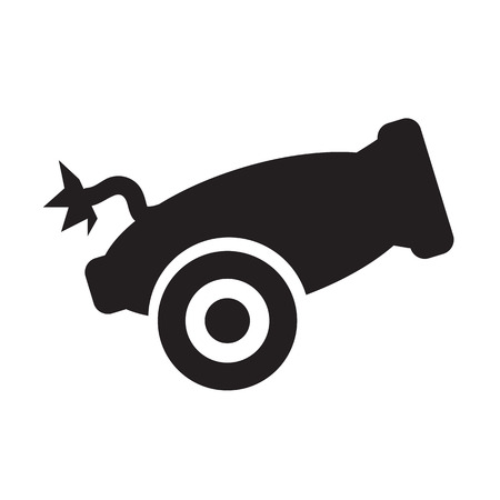 Cannon icon illustration designのイラスト素材