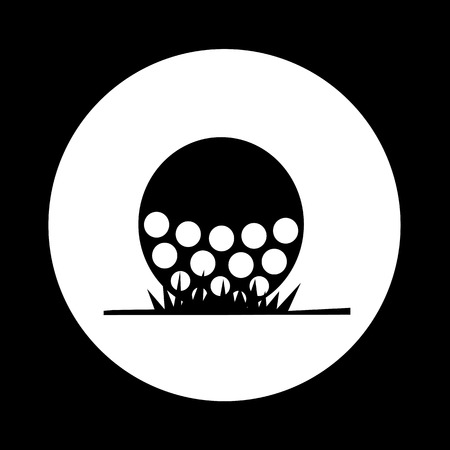 golf icon illustration designのイラスト素材