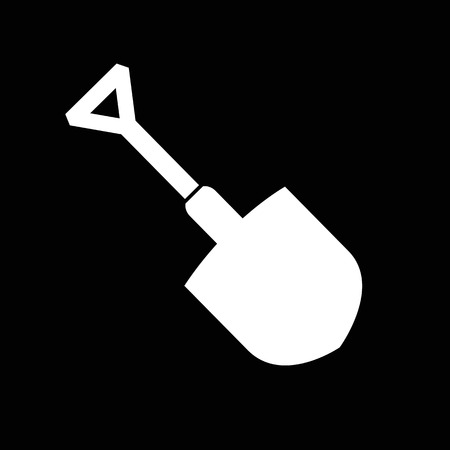 shovel icon illustration designのイラスト素材
