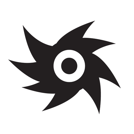 Hurricane icon illustration idesignのイラスト素材