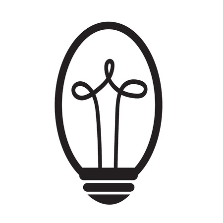 Light bulb icon illustration designのイラスト素材