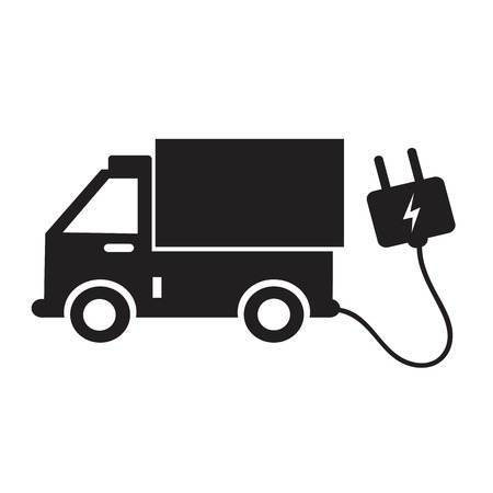 electric car icon illustration idesignのイラスト素材