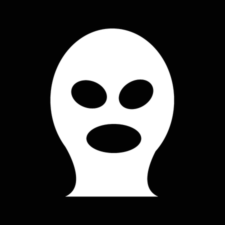 Criminal Mask icon illustration designのイラスト素材