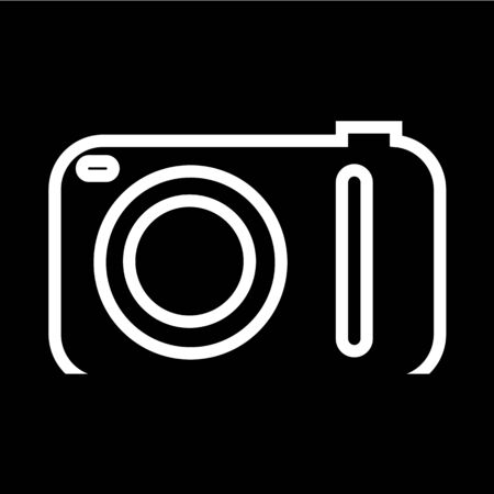 photo camera icon illustration designのイラスト素材