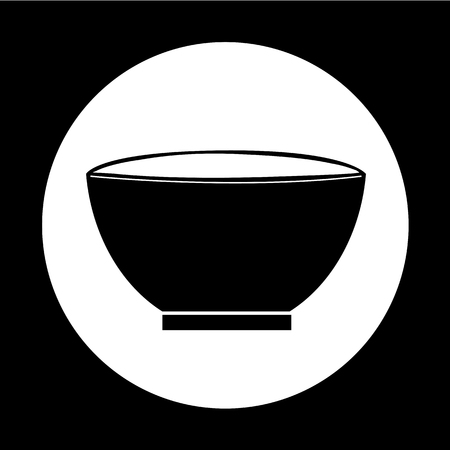 bowl icon illustration designのイラスト素材