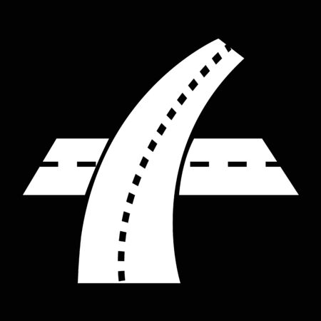 road icon illustration designのイラスト素材