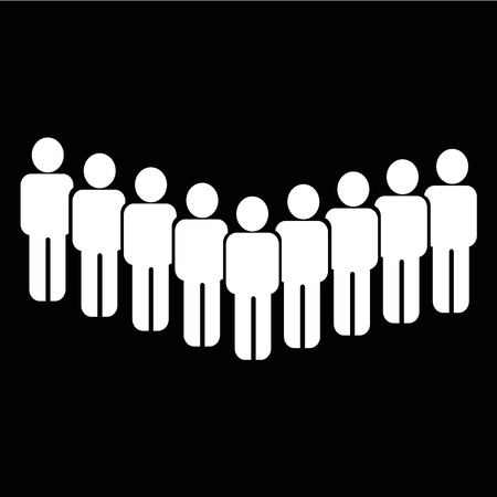 People icon illustration designのイラスト素材