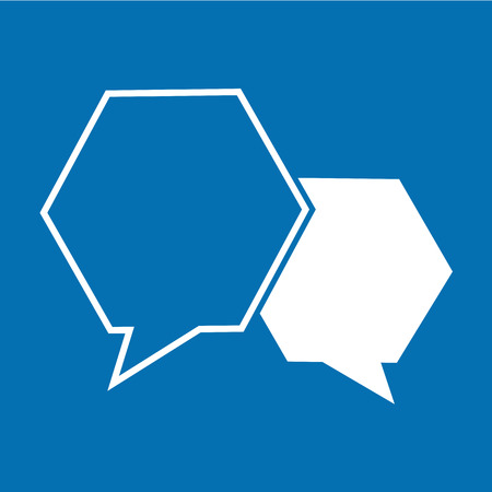 Speech bubble icon illustration designのイラスト素材
