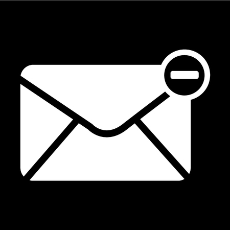Envelope Mail icon illustration designのイラスト素材