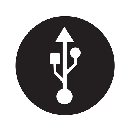 usb icon illustration designのイラスト素材