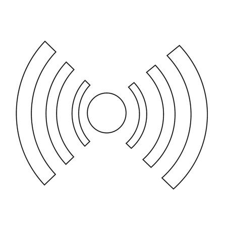 wifi icon illustration designのイラスト素材