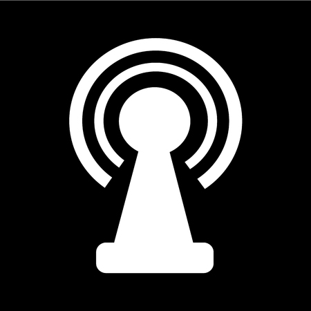 wifi icon illustration designのイラスト素材