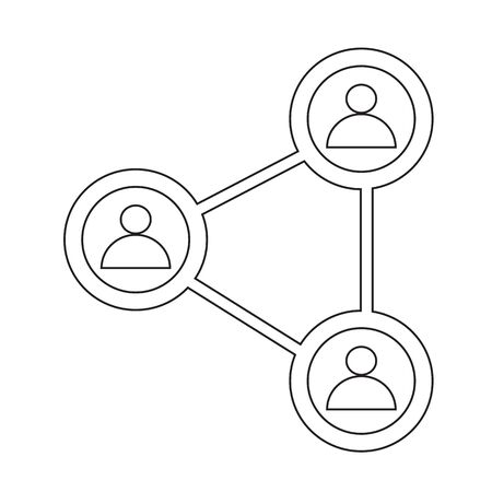 people icon illustration designのイラスト素材