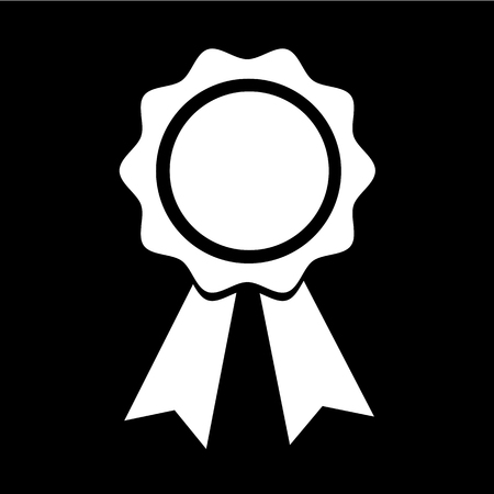 Ribbon icon illustration designのイラスト素材