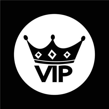 VIP Membership icon illustration designのイラスト素材