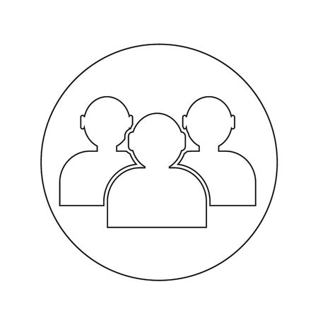 people icon illustration designのイラスト素材