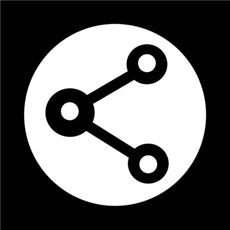 share web iconのイラスト素材