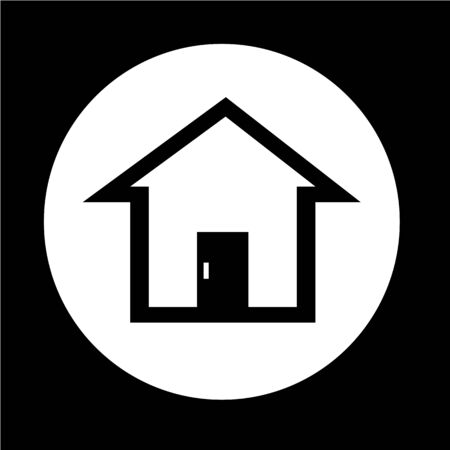 Real estate house iconのイラスト素材