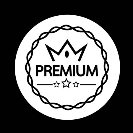 Premium Quality badge iconのイラスト素材