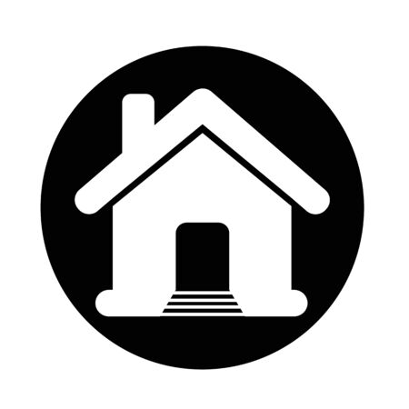 Real estate house iconのイラスト素材