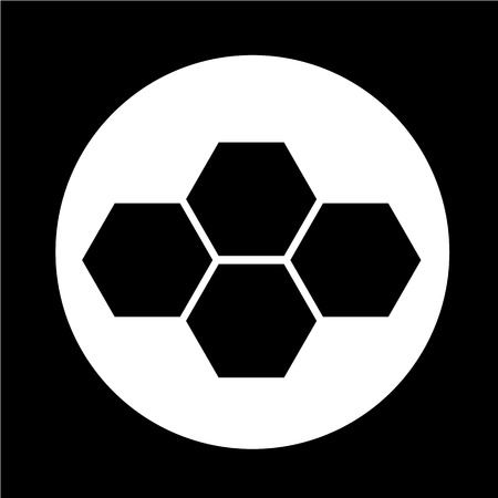 Honey Comb Iconのイラスト素材