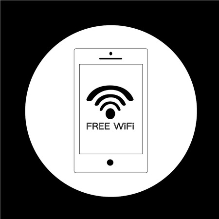 wifi iconのイラスト素材