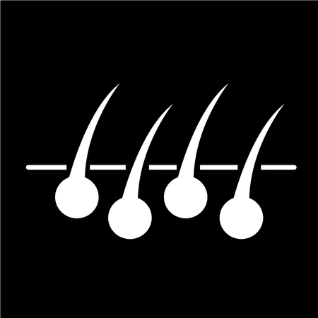 hair iconのイラスト素材