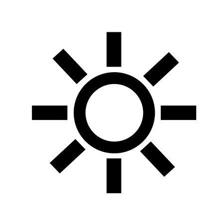 sun iconのイラスト素材