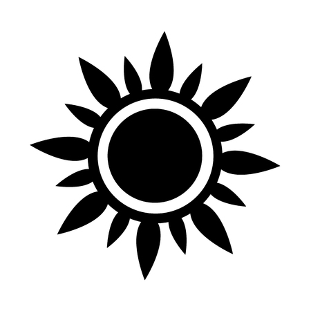 sun iconのイラスト素材